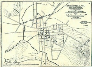 1865 Map of Huntsville