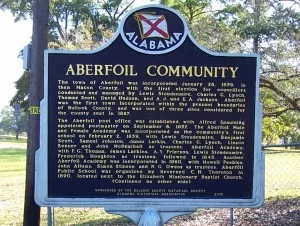 Aberfoil Community Historical Marker