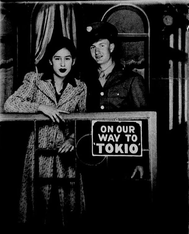 1941 Marriage Photo of Bonnie Todd and Earl C White in Blount County Alabama